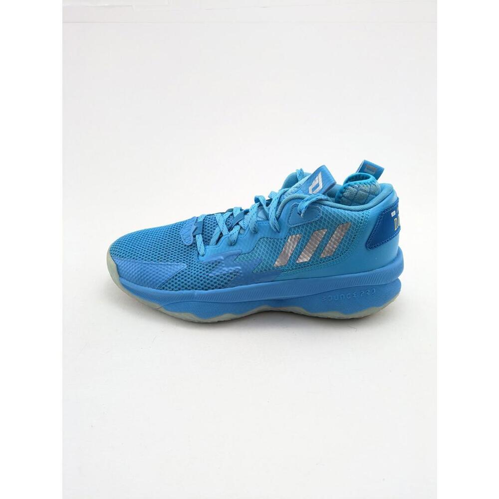Mens Adidas Dame 8 Blue D.O.L.L.A. Brookfield Basketball Shoes GY6405 Size 8.5 - Picture 2 of 7